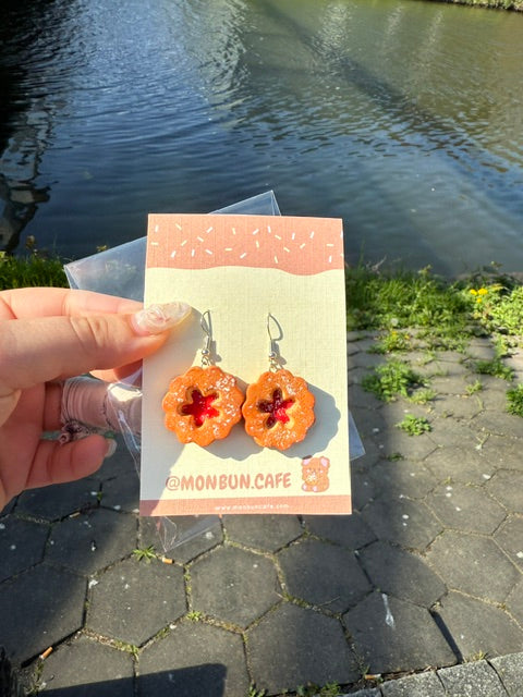 Linzer Cookie Earrings